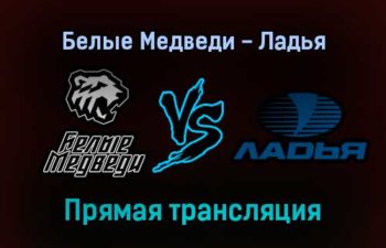 Белые Медведи — Ладья прямая трансляция 17 декабря 2021 года