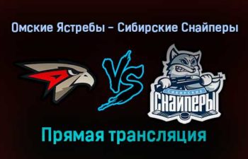 Омские Ястребы — Сибирские Снайперы прямая трансляция 21 декабря 2021 года