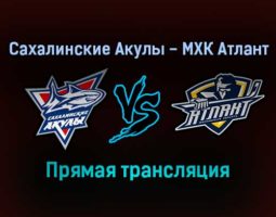 Сахалинские Акулы — МХК Атлант прямая трансляция 9 декабря 2021 года