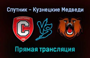 Спутник — Кузнецкие Медведи прямая трансляция 12 декабря 2021 года