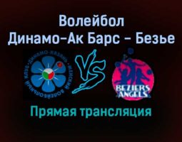 Волейбол Динамо-Ак Барс — Безье прямая трансляция 7 декабря 2021 года