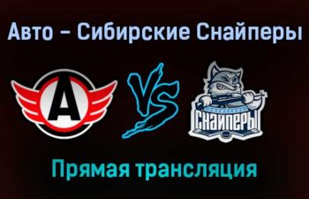 Авто — Сибирские Снайперы прямая трансляция 19 января 2022 года