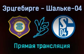Эрцгебирге — Шальке-04 прямая трансляция 22 января 2022 года