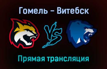 Гомель — Витебск прямая трансляция 16 января 2022 года