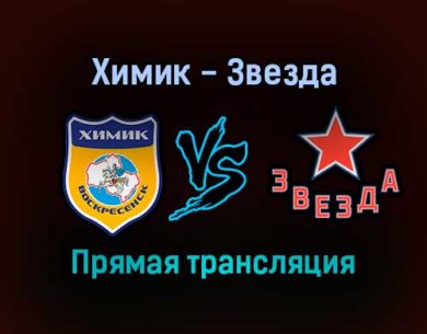 Химик — Звезда прямая трансляция 10 января 2022 года