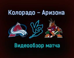 Колорадо Эвеланш — Аризона Койотс 15 января 2022 года обзор матча