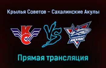 Крылья Советов — Сахалинские Акулы прямая трансляция 16 января 2022 года