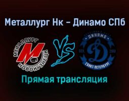 Металлург Нк — Динамо СПб прямая трансляция 25 января 2022 года