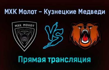 МХК Молот — Кузнецкие Медведи прямая трансляция 28 января 2022 года