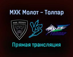 МХК Молот — Толпар прямая трансляция 7 января 2022 года