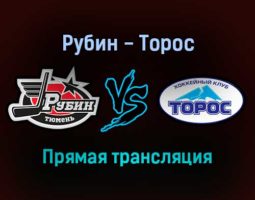 Рубин — Торос прямая трансляция 18 января 2022 года