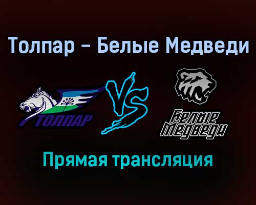 Толпар — Белые Медведи прямая трансляция 16 января 2022 года