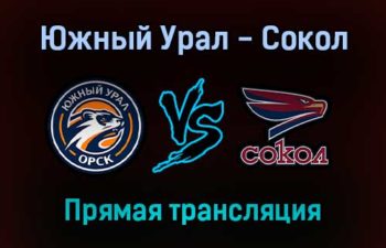 Южный Урал — Сокол прямая трансляция 11 января 2022 года