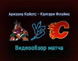 Аризона Койотс — Калгари Флэймз 3 февраля 2022 года обзор матча