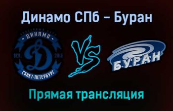 Динамо СПб — Буран прямая трансляция 2 февраля 2022 года