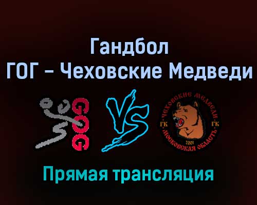 Гандбол ГОГ — Чеховские Медведи 15 февраля 2022 года прямая трансляция Гандбол ГОГ — Чеховские Медведи 15 февраля 2022 года прямая трансляция