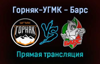Горняк-УГМК — Барс прямая трансляция 3 февраля 2022 года