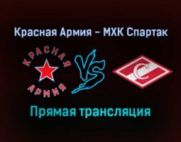 Красная Армия — МХК Спартак прямая трансляция 5 февраля 2022 года