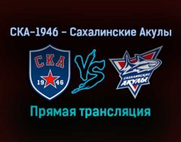 СКА-1946 — Сахалинские Акулы прямая трансляция 4 февраля 2022 года
