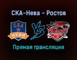 СКА-Нева — Ростов прямая трансляция 2 февраля 2022 года