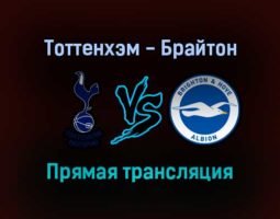 Тоттенхэм — Брайтон прямая трансляция 5 февраля 2022 года