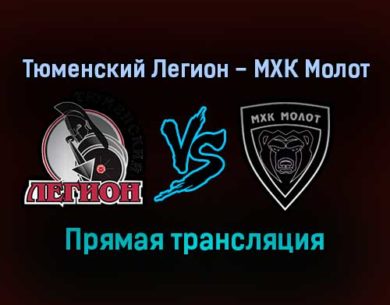 Тюменский Легион — МХК Молот прямая трансляция 2 февраля 2022 года