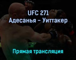 UFC 271 Адесанья — Уиттакер 13 февраля 2022 года прямая трансляция