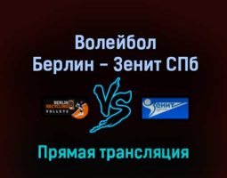 Волейбол Берлин — Зенит СПб 17 февраля 2022 года прямая трансляция