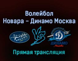 Волейбол Локомотив Новара — Динамо Москва 15 февраля 2022 года прямая трансляция