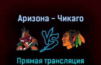 Аризона Койотс — Чикаго Блэкхоукс 21 апреля 2022 года прямая трансляция