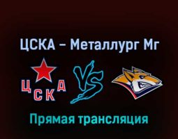 ЦСКА — Металлург Мг 24 апреля 2022 года прямая трансляция