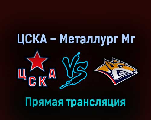 ЦСКА — Металлург Мг 24 апреля 2022 года прямая трансляция