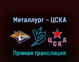 Металлург — ЦСКА 30 апреля 2022 года прямая трансляция