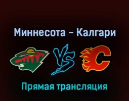 Миннесота Уайлд — Калгари Флэймз 29 апреля 2022 года прямая трансляция