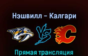 Нэшвилл Предаторз — Калгари Флэймз 20 апреля 2022 года прямая трансляция