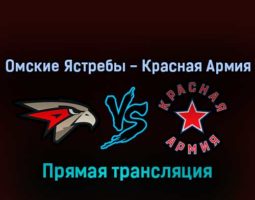 Омские Ястребы — Красная Армия 7 апреля 2022 года прямая трансляция
