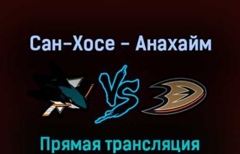 Сан-Хосе Шаркс — Анахайм Дакс 27 апреля 2022 года прямая трансляция