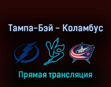 Тампа-Бэй Лайтнинг — Коламбус Блю Джекетс 27 апреля 2022 года прямая трансляция