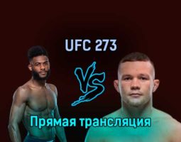 UFC 273 Алджамейн Стерлинг — Пётр Ян 10 апреля 2022 года прямая трансляция