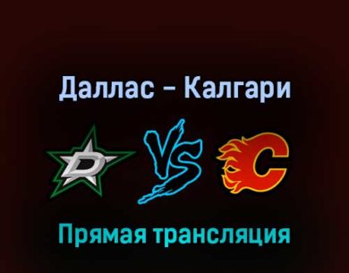 Даллас Старз — Калгари Флэймз 8 мая 2022 года прямая трансляция