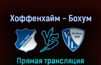 Хоффенхайм — Бохум 13 августа 2022 года прямая трансляция
