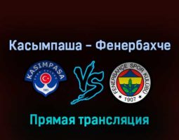 Касымпаша — Фенербахче 15 августа 2022 года прямая трансляция