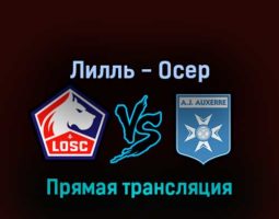 Лилль — Осер 7 августа 2022 года прямая трансляция