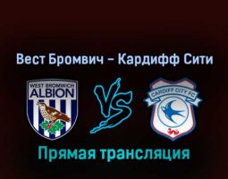 Вест Бромвич Альбион — Кардифф Сити 17 августа 2022 года прямая трансляция