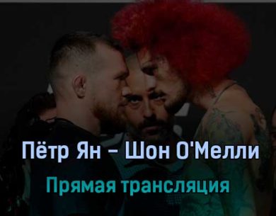 UFC 280 Пётр Ян против Шона О’Мелли 22 октября 2022 года прямая трансляция