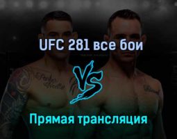 UFC 281 все бои 13 ноября 2022 года прямая трансляция