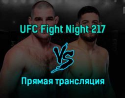 UFC Fight Night 217 15 января 2023 года прямая трансляция