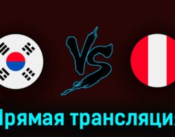 Южная Корея — Перу 16 июня 2023 года прямая трансляция
