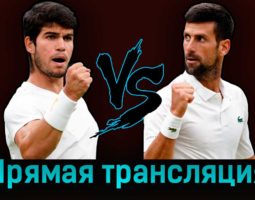 Карлос Алькарас — Новак Джокович 16 июля 2023 года прямая трансляция