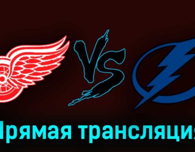 Детройт Ред Уингз — Тампа-Бэй Лайтнинг 15 октября 2023 года прямая трансляция